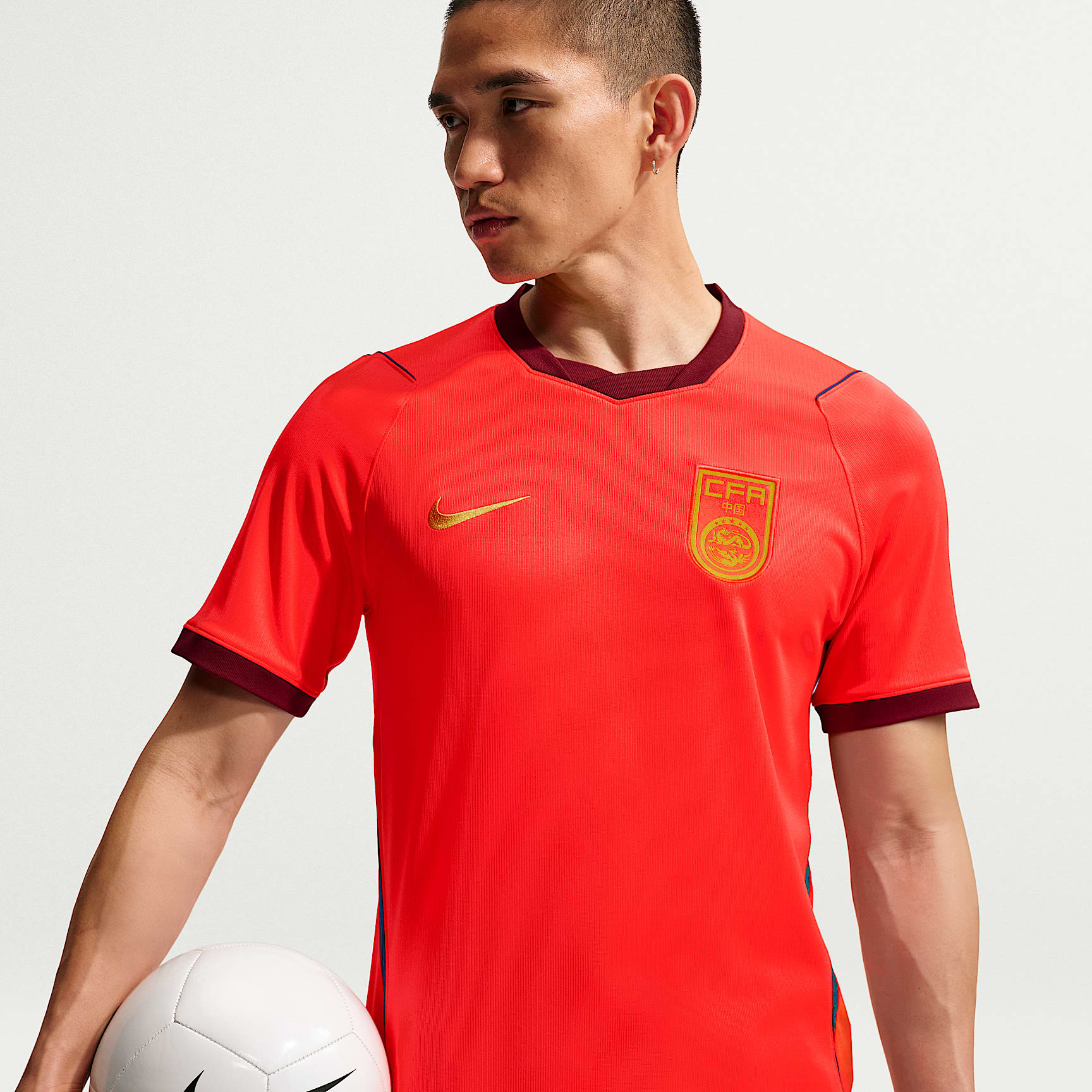 China 2026 Stadium Home Men's Nike Dri-FIT Football Replica Jersey